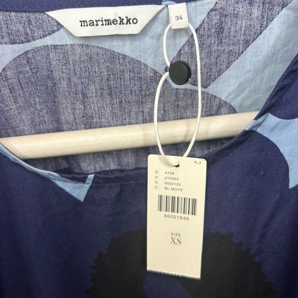 Marimekko Febina Unikko Dress by Anthropologie – XS (NWT, Oversized Fit) - Picture 6 of 11